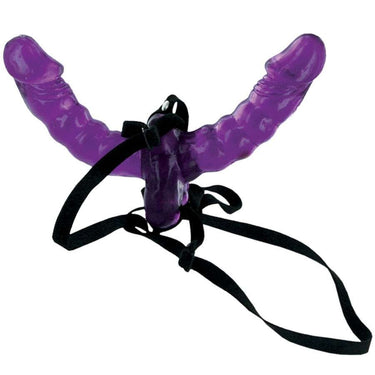 Strap-on Double Delight con Dildo Doppio, 15 cm, Regolabile